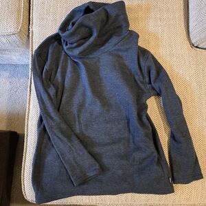 Burton Navy Cowl Neck Sweater